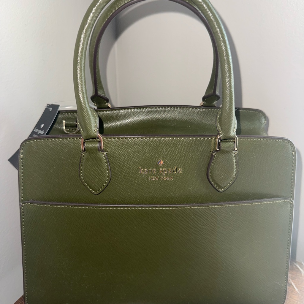 Kate Spade Madison Saffiano Leather Medium Satchel - Seaweed